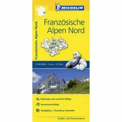 MICHELIN FRANZÖSISCHE ALPEN NORD - Straßenkarte