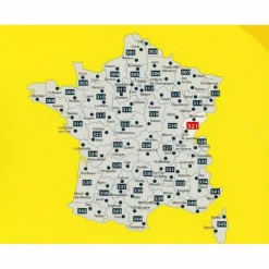 MICHELIN FRANZÖSISCHE JURA 1:150.000 - Straßenkarte