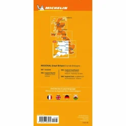 MICHELIN MAP GREAT BRITAIN: WALES, THE MIDLANDS, SOUTH WEST - Straßenkarte