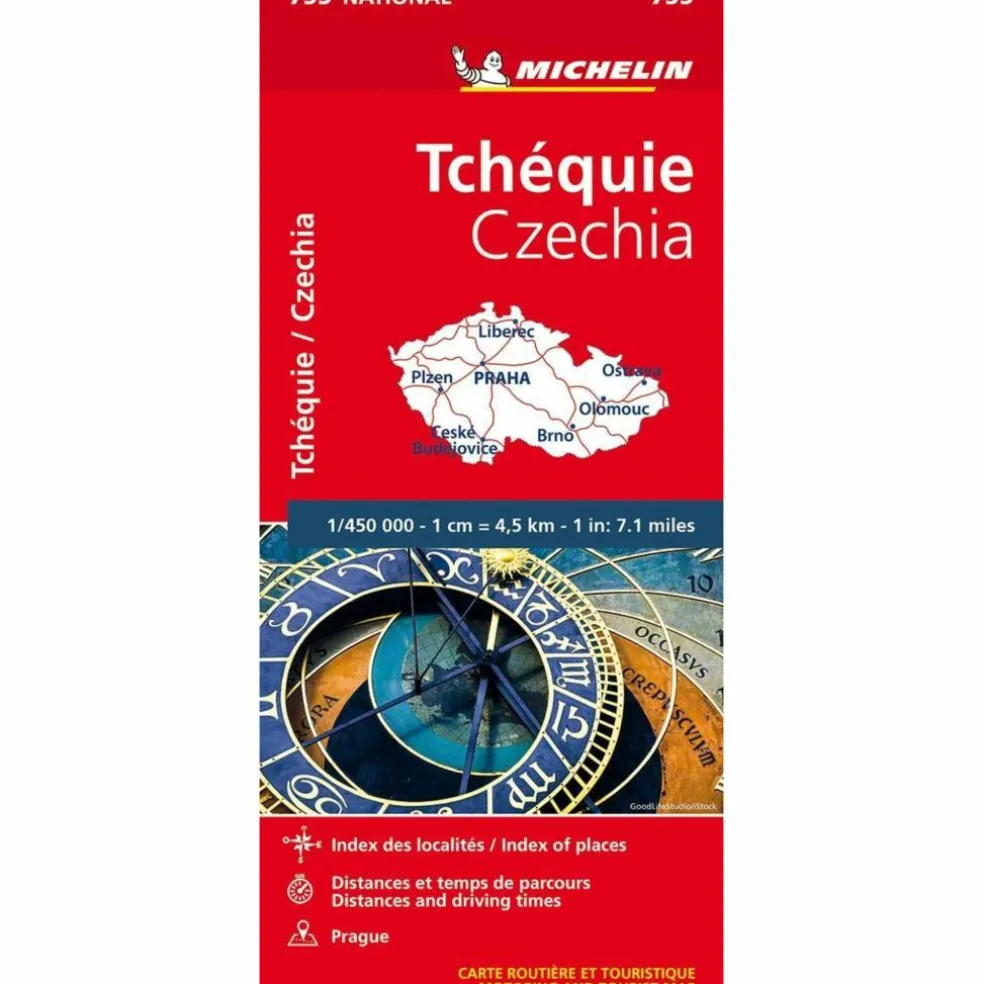 MICHELIN TSCHECHISCHE REPUBLIK - Straßenkarte