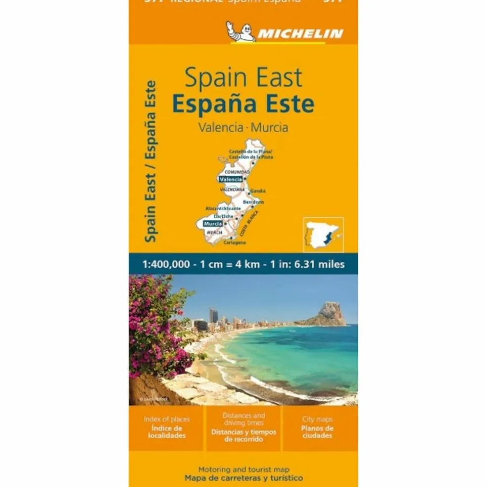 MICHELIN VALENCIA, MURCIA - Straßenkarte