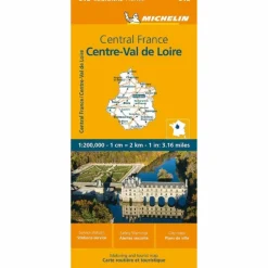 MICHELIN ZENTRALFRANKREICH - Straßenkarte