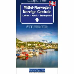 MITTEL-NORWEGEN NR. 04 REGIONALKARTE NORWEGEN 1:400 000 - Straßenkarte