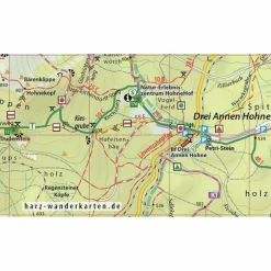 MITTLERER HARZ WANDER- UND FAHRRADKARTE - Fahrradkarte