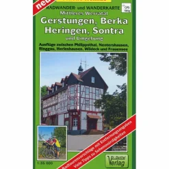 MITTLERES WERRATAL, GERSTUNGEN, BERKA, HERINGEN - Wanderkarte