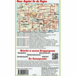 MORITZBURG, RADEBEUL, COSWIG UND UMGEBUNG - Wanderkarte