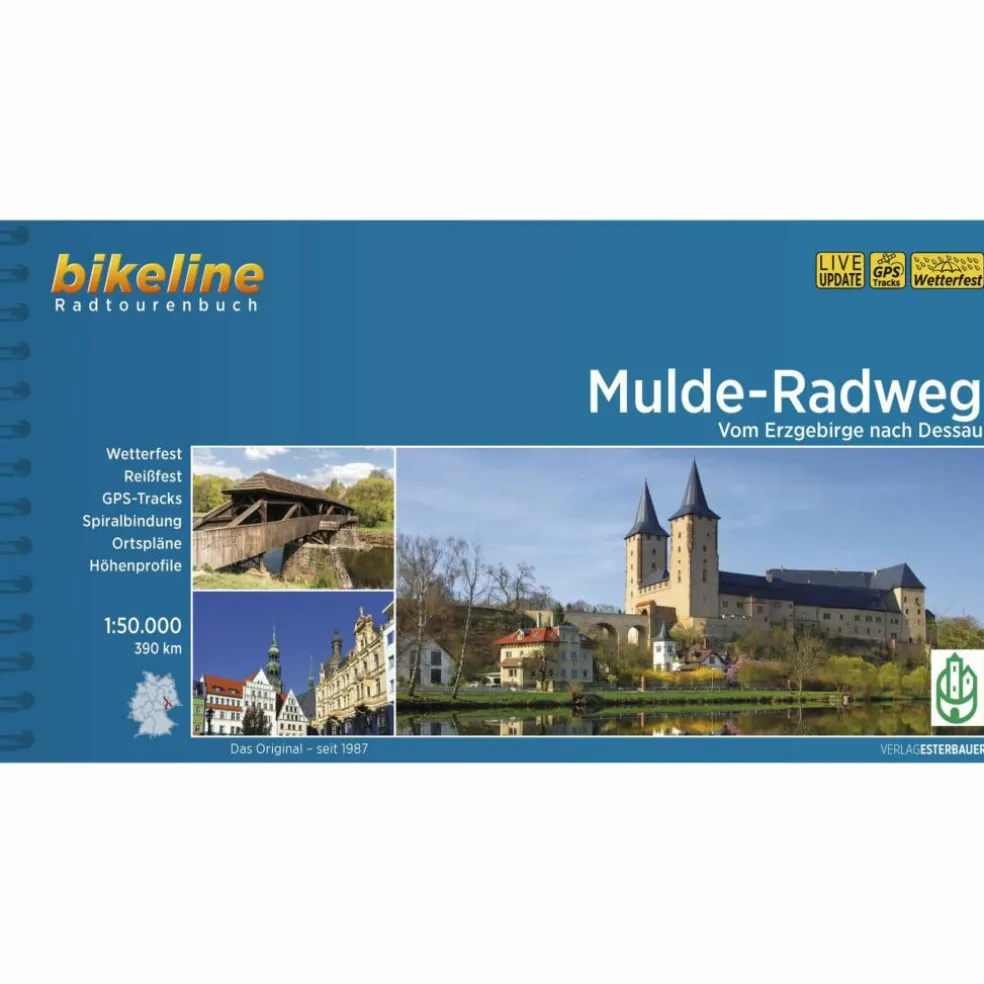 MULDE-RADWEG 1 : 50.000 - Radwanderführer