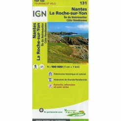 NANTES LA ROCHE SUR YON 1:100 000 - Wanderkarte