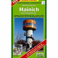 NATIONALPARK HAINICH UND UMGEBUNG 1 : 35.000 - Wanderkarte