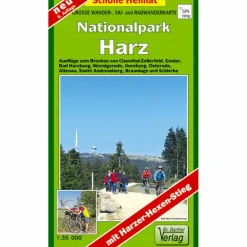 NATIONALPARKS HARZ UND HOCHHARZ 1 : 35 000 - Wanderkarte