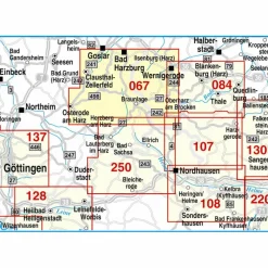 NATIONALPARKS HARZ UND HOCHHARZ 1 : 35 000 - Wanderkarte
