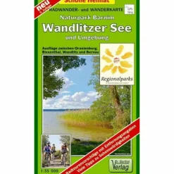 NATURPARK BARNIM, WANDLITZSEE UND UMGEBUNG - Wanderkarte
