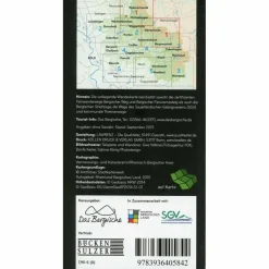 NATURPARK BERGISCHES LAND #1 1:25.000 - Wanderkarte