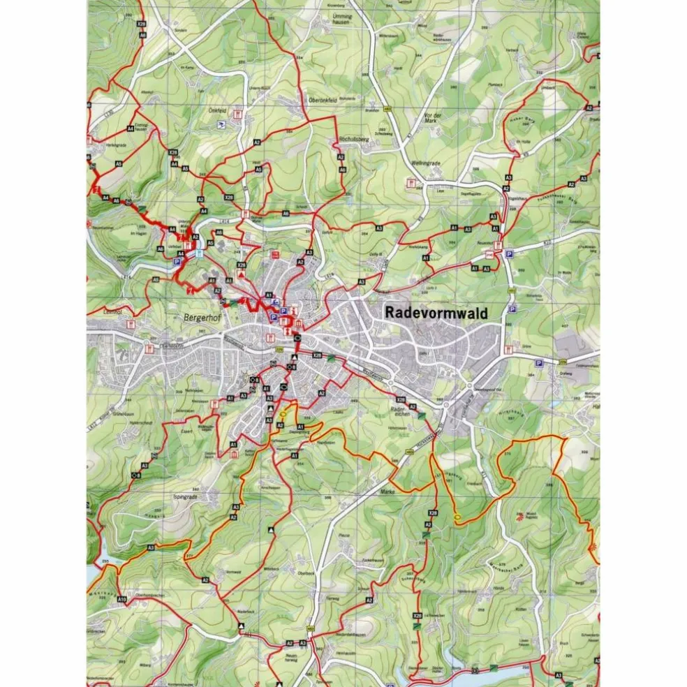 NATURPARK BERGISCHES LAND #1 1:25.000 - Wanderkarte