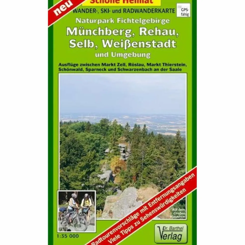 NATURPARK FICHTELGEBIRGE, MÜNCHBERG - Wanderkarte