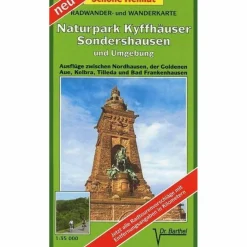 NATURPARK KYFFHÄUSER, SONDERSHAUSEN UND UMGEBUNG - Wanderkarte