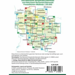 NECKARTAL-STAUFERLAND 1:20.000 - Wanderkarte