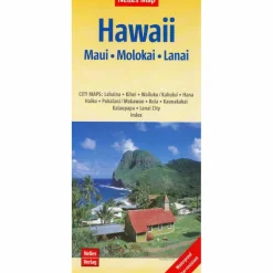 NELLES MAP HAWAII: MAUI MOLOKAI - Wanderkarte