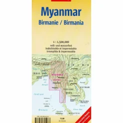 NELLES MAPS MYANMAR - Wanderkarte