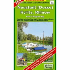 NEUSTADT (DOSSE), KYRITZ, RHINOW UND UMGEBUNG - Wanderkarte