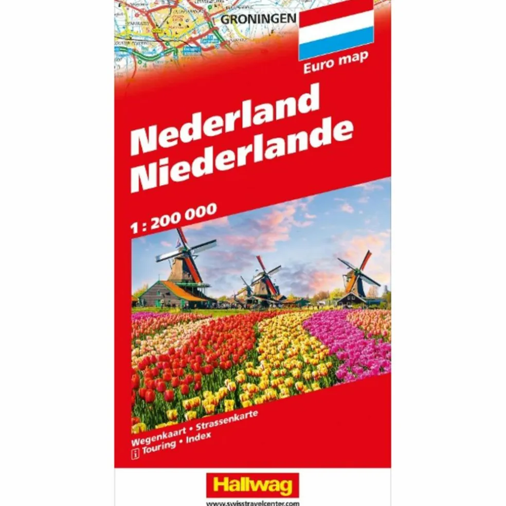 NIEDERLANDE STRASSENKARTE 1:200 000