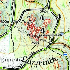 NIKOLSDORFER WÄNDE UND DAS LABYRINTH - Wanderkarte