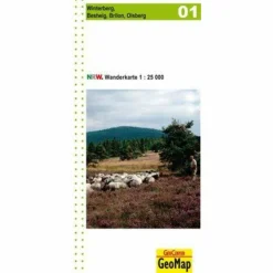 NORDRHEIN-WESTFALEN WANDERKARTE 01 WINTERBERG 1  : 25 000
