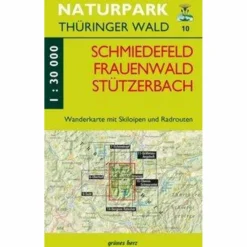 NP THÜRINGER WALD 10. SCHMIEDEFELD - Wanderkarte