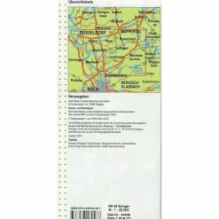 NRW WANDERKARTE 48 SOLINGEN, REMSCHEID - Wanderkarte