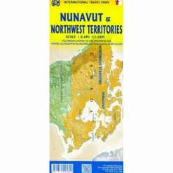 NUNAVUT & NW TERRITORIES - Straßenkarte