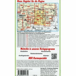 OBERLAUSITZER BERGLAND UND NATIONALPARK - Wanderkarte