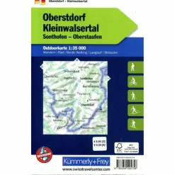 OBERSTORF KLEINWALSERTAL NR. 01 OUTDOORKARTE DEUTSCHLAND - Karte