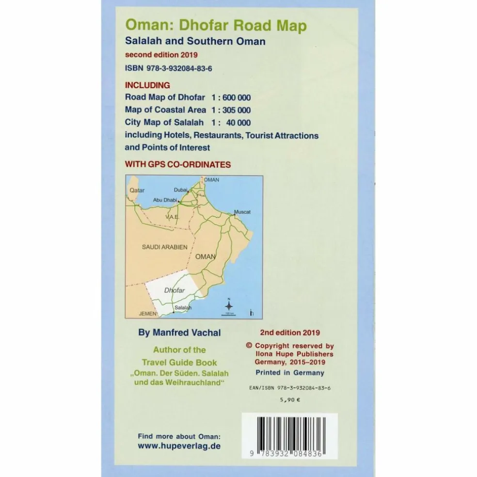 OMAN: DHOFAR ROAD MAP - Straßenkarte