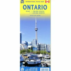 ONTARIO 1:900000 - Straßenkarte