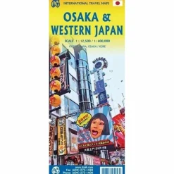 OSAKA / WESTERN JAPAN - Straßenkarte