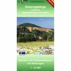 OSTERZGEBIRGE - Wanderkarte