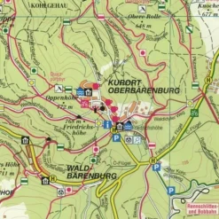 OSTERZGEBIRGE - Wanderkarte