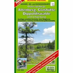 OSTERZGEBIRGE. ALTENBERG UND UMGEBUNG - Wanderkarte