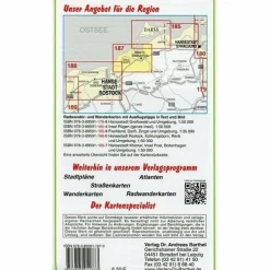 OSTSEEBAD GRAAL-MÜRITZ, RIBNITZ-DAMGARTE - Wanderkarte