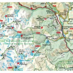 PARC NATIONAL AIGUESTORTES I ESTANY DE SANT MAURICI 1:25000 - Wanderkarte
