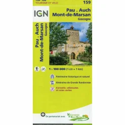 PAU.AUCH.MONT-DE-MARSAN 1:100 000 - Wanderkarte