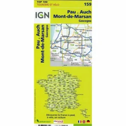 PAU.AUCH.MONT-DE-MARSAN 1:100 000 - Wanderkarte