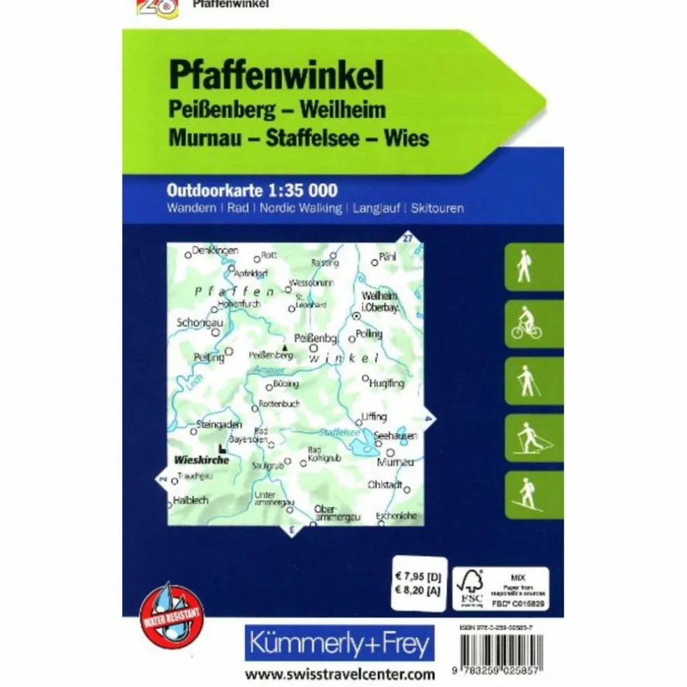 PFAFFENWINKEL NR. 28 OUTDOORKARTE DEUTSCHLAND 1:35 000 - Karte