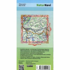 PFÄLZERWALD 1. BLATT 39-546, 1 : 25 000 - Wanderkarte