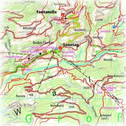 PUBLICPRESS BREGENZER WALD 1:35.000 - Wanderkarte