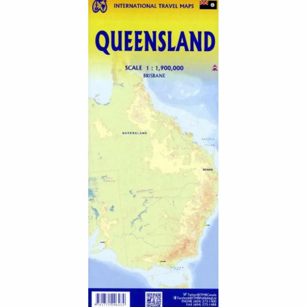QUEENSLAND 1:900 000 - Straßenkarte