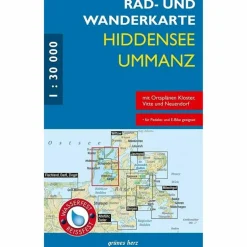 RAD- UND WANDERKARTE HIDDENSEE, UMMANZ 1 :30.000 - Fahrradkarte