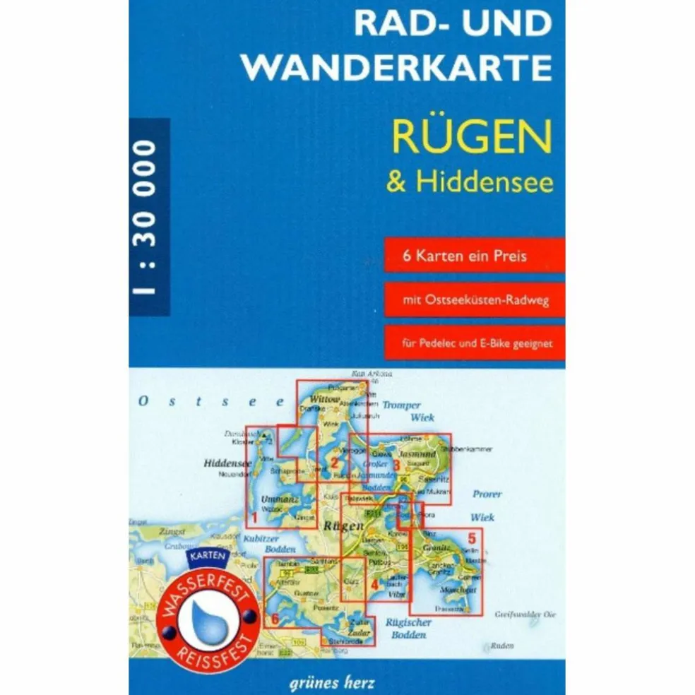 RAD- UND WANDERKARTEN-SET RÜGEN & HIDDENSEE