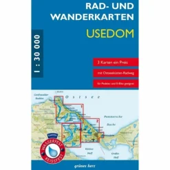 RAD- UND WANDERKARTEN-SET: USEDOM