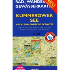 RAD-, WANDER- UND GEWÄSSERKARTE KUMMEROWER - Fahrradkarte